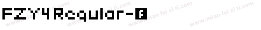 FZY4 Regular字体转换